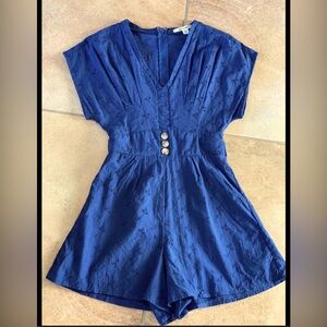 Francesca’s royal blue romper